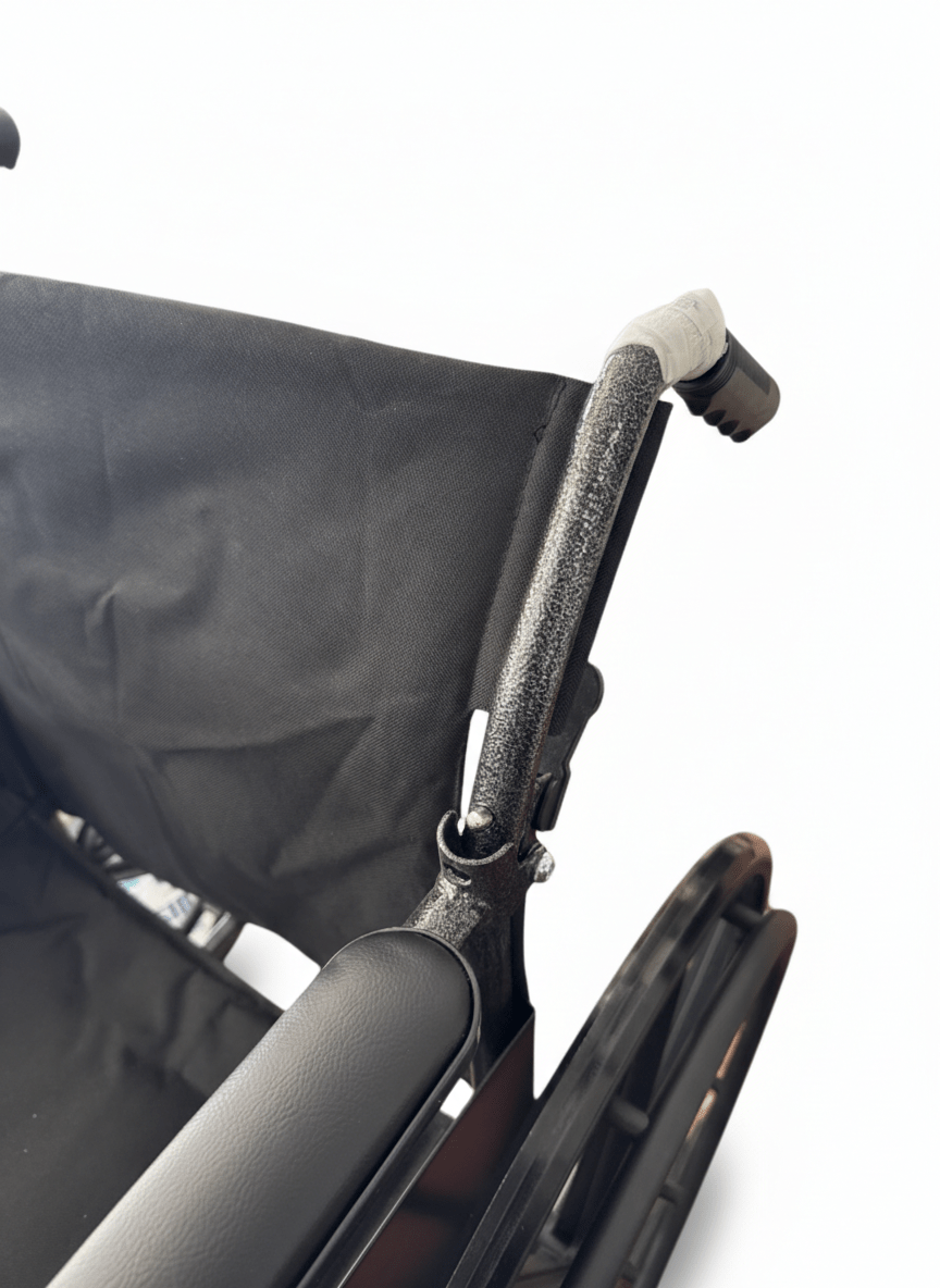 SILLA DE RUEDAS DE 18" RESPALDO PLEGABLE - Imagen 5