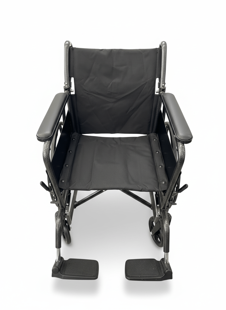 SILLA DE RUEDAS DE 18" RESPALDO PLEGABLE - Imagen 3