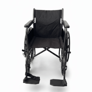 SILLA DE RUEDAS DE 18" RESPALDO PLEGABLE