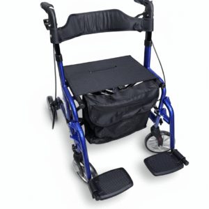 ANDADERA CON 4 RUEDAS, ASIENTO, DESCANSAPIES