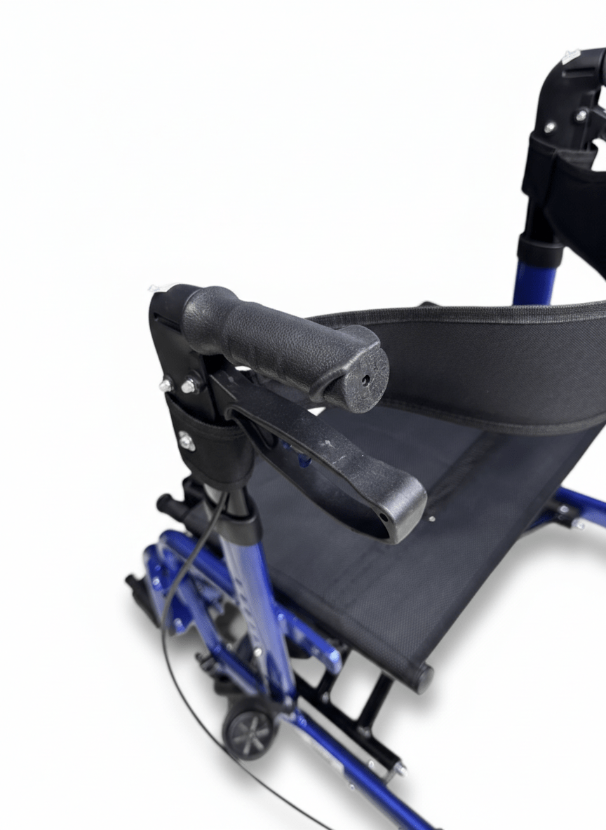 ANDADERA CON 4 RUEDAS, ASIENTO, DESCANSAPIES - Imagen 2