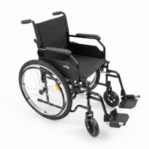 SILLA DE RUEDAS 18", LLANTAS NEUMATICAS, LONA